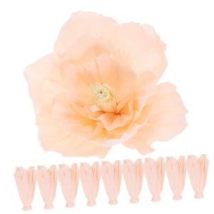10 Stück Papierdekor Papierblumen Hängende Dekorpapierpapier Bastelarbeiten Schmücken Hängende Dekore