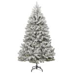 Künstlicher Weihnachtsbaum, Tannenbaum, Christbaum mit Metallständer, Weihnachtsdeko Kunstbaum, 300 LEDs & Kugeln 240 cm