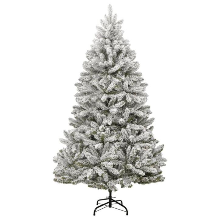 Künstlicher Weihnachtsbaum, Tannenbaum, Christbaum mit Metallständer, Weihnachtsdeko Kunstbaum, 300 LEDs & Kugeln 240 cm
