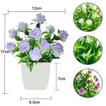 4 stuks mini met pot kleine nepplanten met bloemen voor thuis kantoor tafel kamer badkamer decor binnen