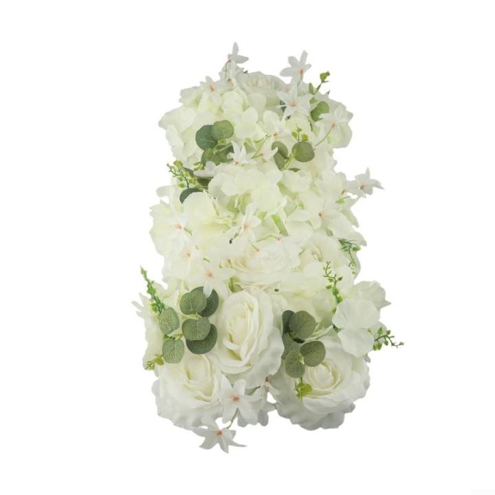 Perfekt für den Innen- und Außenbereich, künstliche Blumen-Wandpaneele zur Dekoration (1#)