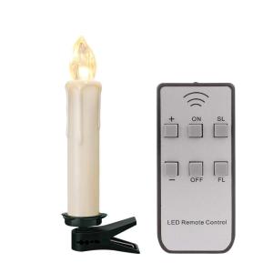 20/30/40/50/60 stuks LED-kaarsen, LED-kerstverlichting, draadloze dimbare kerstverlichting, vlamloze kerstkaarsen voor de kerstboom, kerstdecoratie, bruiloften, verjaardagen, feest
