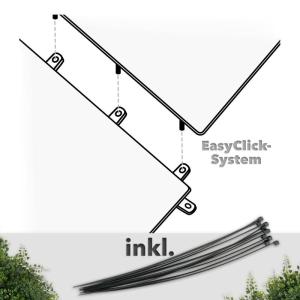 Plantenwand, kunstplant voor wandmontage, 50 x 50 cm, wandtuin, kunstplant, decoratie voor muur, balkon en tuin, afstandsbediening (16 stuks = 4 m²)