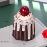 Fake Kuchen künstliche Kuchen 2 Stücke Simulation Kuchen Gefälschte Dessert Desktop Kuchen Dekoration Kuchen Dessert Modell Künstliche Kuchen Realistisches Essen