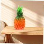 3st Simulierte Ananas-Ornamente Künstliche Ananas Ananas-Statue Künstliches Ananas-Modell Künstliche Früchte Falsches Obst Obstdekor Für Die Küche Simuliertes Obst Harz Orang