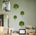 Set van 6 met Monstera-bladeren, echt voor boho-bruiloftsdecoratie, tropische palmbladeren, decoratie voor thuis, feest, keuken, doe-het-zelf bloemstuk