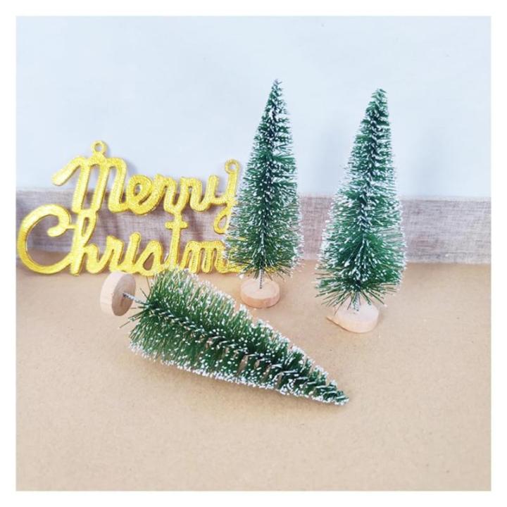 12 Stück Mini Weihnachtsbaum 10.5CM Grün Künstlicher Tannenbaum Klein Christbaum Modell Schnee Frost Bäume Miniatur Tanne Tischbaum Weihnachtsschmuck Desktop Ornamente für DIY