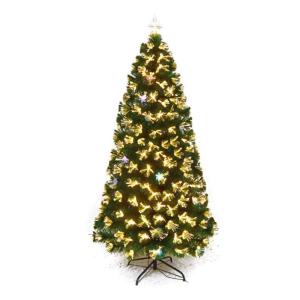 Glasfaser-Baum, künstlicher Weihnachtsbaum, hochwertiger Weihnachtsbaum, einfache Montage, Top-Star, Solider Metallständer, Weihnachtsdekoration, grün, 1,22 m, modisch