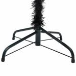 Künstlicher Weihnachtsbaum mit Ständer Christbaum Tannenbaum Kunstbaum Weihnachten Künstlicher Weihnachtsbaum Weihnachtsdeko Schwarz 150 cm PVC