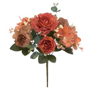 Künstliches Blumenarrangement ,Künstlicher Blumens Seidenstrauß, künstliche Pfingstrosen mit Stiel, künstliche Frühlingsblumen for die Vase, for Zuhause, Büro, Küche, Tafel