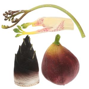 4 Stück Simulation Obst und Gemüse gefälschtes Gemüsemodelldekor künstliche Fruchtverzierung Gemüsegeschäft Gemüsemodelle kunstpflanze falsches Gemüsedekor Fruchtmodell Pl