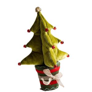 Schöner kleiner Weihnachtsbaum mit Glocken für Kamine im Innenbereich