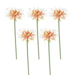 Künstliche Spinnenlilien-Blumen, 5 Stiele, 66,9 cm, Lycoris Radiata-Blumen, Lebensechte Lycoris Recoil Fake-Spinnenpflanze, Seidenblumenstrauß-Dekor für Zuhause (A)