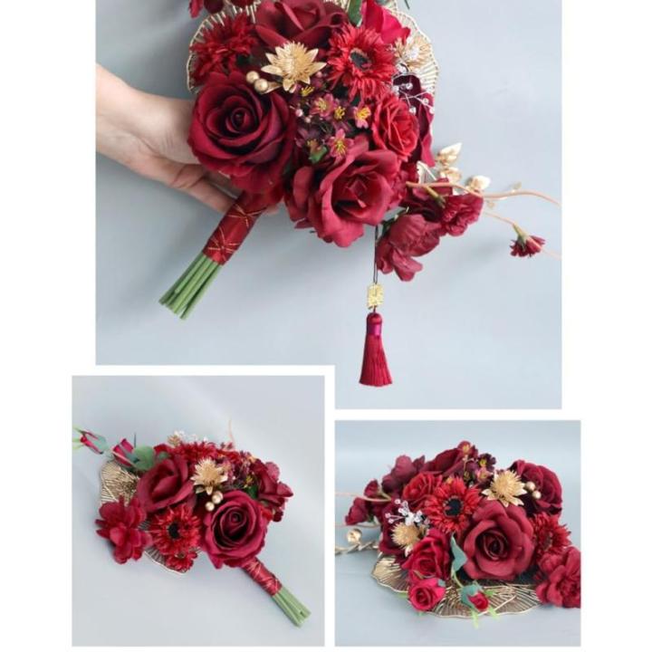 Hochzeitssträuße für die Braut, Brautjungfer, Brautsträuße, Hochzeitsblumenstrauß