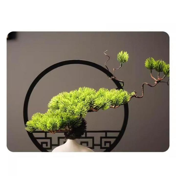 Kunstmatige Bonsai Boom Simulatie Welkom Pine Bonsai Scherm Decoratie Zen Woonkamer Decoratie Gateway Kast Kantoor Kunstmatige Bomen Planten (Maat: B)