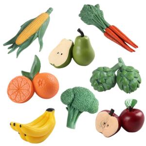 8st Obst- Und Gemüsemodell Künstliches Gemüsemodell Dekorative Künstliche Früchte Lebensechtes Essen Schaufenster-obstverzierung Obst Modellierschmuck Künstliche Frucht Plast