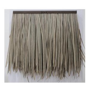 Palm Thatch Roll Künstliche Stroh Kunststoff Künstliche PVC Holzhaus Pavillon Fake Stroh Natürliche Dachdekoration Feuerfest Und Flammenhemmend Thatch Roll 0.5x0.5m(1.64x1.64ft)
