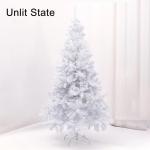 Künstlicher Weißer Weihnachtsbaum, Mehrschichtiger Weihnachtsbaum mit Metallständer, für Weihnachtsdekorationen im Innen- und Außenbereich(180cm/6ft)