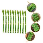 30 STK Simulierte Spargel-Ornamente weihachtsdeko dekoweihnachten Modellbau Künstliches Gemüse für Ausstellungszwecke Spargel-Modelle -Requisiten künstliches Spargelmodell PVC