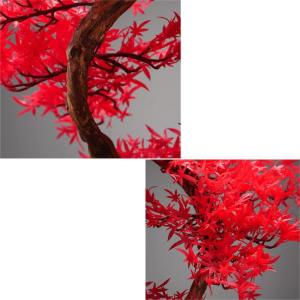 Künstlicher Bonsai-Baum Künstlicher Bonsai-Baum, künstliche Pflanze mit Keramiktopf, Innen-Desktop-Dekoration, Kunsthandwerk, künstliche Pflanze for Heim- und Bürodekoration, 