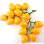 2st Simulierte Kleine Tomaten Künstliche Kirschtomaten-Modell Kunstfruchtdekor Realistisch Simulationsfrucht Zuhause Gefälschte Fruchtstütze Küche Kirschtomaten Prop Yellow Sch