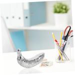 2St Disco-Banane gefälschte Banane Fälschung Disco- Fischernetz-Dekor Boho innerspace The Office dekoring Raffhalter Weihnachten Home Obstfigur Bananenstütze Schaum Silver