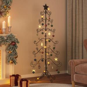 Metall-Weihnachtsbaum für Dekorationen Schwarz 180 cm, Tannenbaum Künstlich, Christmas Tree, Tannenbaum Deko, Weihnachtsbäume, Christbaum - 359608