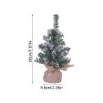 Tisch-Weihnachtsbaum,Weihnachtsbaum klein, Miniatur-Weihnachtsbaum-Tischdekoration, Niedliche Miniatur-Schneebaum-Weihnachtsdekoration, Heimdekoration, Tischdekoration für Wohnzim