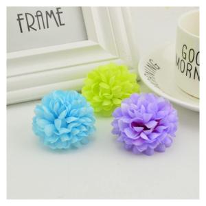 mooie kunstmatige krans bloem panelen 200 stuks goedkope 5 cm zijden chrysant hoofden home bruiloft decoratie muur krans voor de tuin maken deur nep (kleur: roze)