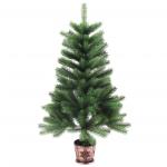 Kunstkerstboom met levensechte naalden 90 cm groen