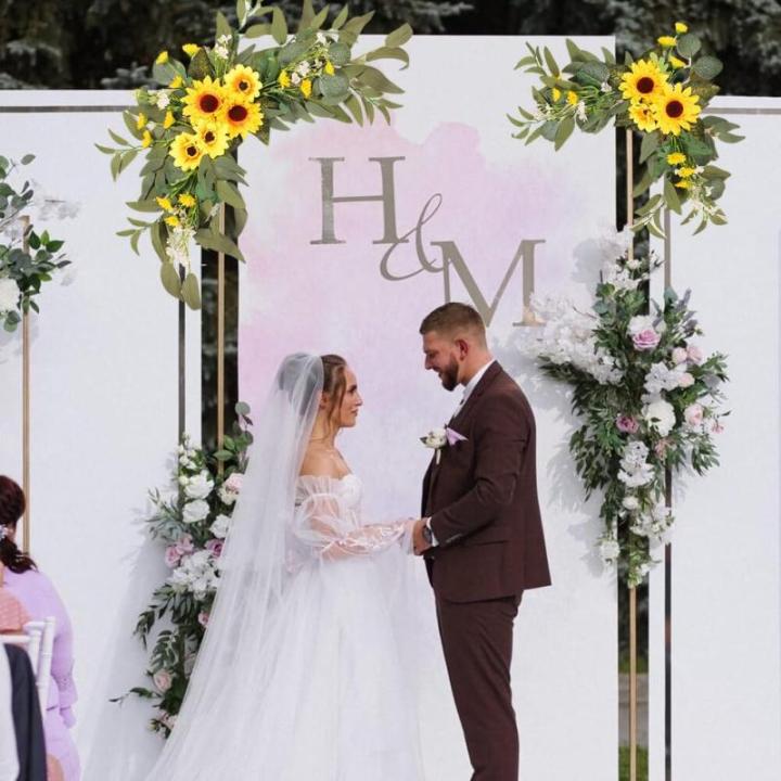 Empfang Seiden Tulpen Arrangements Hochzeit Gemischte Pfingstrosen Willkommensschild Veranstaltungsverzierungen