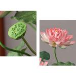 Kunstblumen Künstliche Blumen für den Innenbereich, Simulation Lotus, künstliche Blumen in Vase, Seidenblumen-Wohnzimmer-Desktop-Dekoration für jeden Anlass