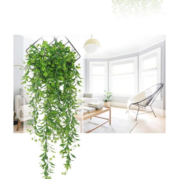 YGSAT 2 PCS Hanging Garland Vine Flower Trailing Bracket plant| Artificial Ivy|Artificial Flowers Fake Wisteria Office Decoration Home Decoration Party Decoration Wedding Decoratio
