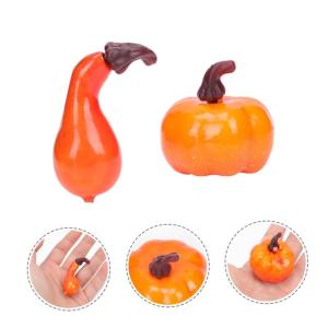 Schreibtischaufsatz 300 STK Kürbis-Ornamente Herbstdeko Weihnachtsdeko Schaum Styropor Kleiner Kürbis Halloween-Requisiten