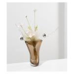 Kunstblumen Künstliche Blumenarrangements für den Innenbereich – handgefertigte Glasvase mit lebendigen Kunstpflanzen für Wohnzimmer, Hotel, Heimdekoration für jeden Anlass