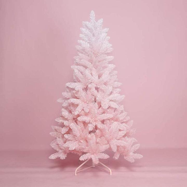 Künstlicher rosa Weihnachtsbaum, Weihnachtsbaum-Kiefer, falscher Sakura-Baum im japanischen Stil, unbeleuchteter, aufklappbarer Weihnachtsbaum, modischer Weihnachtsbaum，Pink-210