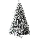 Weihnachtsbäume, schneebedeckter Weihnachtsbaum, Heimdekoration aus weißem Metall, Kiefer, künstlicher Ständer, einfach aufzubauender Weihnachtsbaum (Farbe: Weiß; Größe: 240