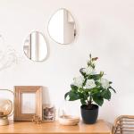 Kunstbloemen, rozenstruik, , kunstrozen in pot, rozenstruik, decoratie, woonkamer, balkon, terras, tuin, bruiloft