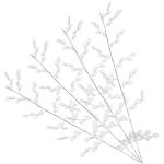 20 Stück Kristallperlen Blumen Hochzeitsdekoration Hochzeitsfeier Heimdekoration Hochzeit Blumenhandwerk DIY Zubehör Acryl Blumendekoration Künstliche Blumenzweige