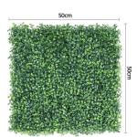 12 stuks plantenwand, klimop, inkijkbescherming, uv-bescherming, 50 x 50 cm, uv-bescherming, , heggenplanten, windbescherming, decoratie voor muur, balkon, tuin, groen