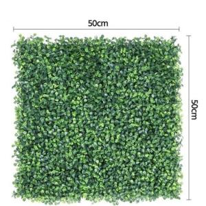 12 stuks plantenwand, klimop, inkijkbescherming, uv-bescherming, 50 x 50 cm, uv-bescherming, , heggenplanten, windbescherming, decoratie voor muur, balkon, tuin, groen