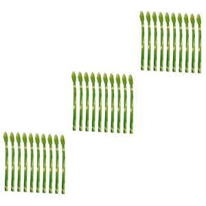 30 STK Simulierte Spargel-Ornamente weihachtsdeko dekoweihnachten Modellbau Künstliches Gemüse für Ausstellungszwecke Spargel-Modelle -Requisiten künstliches Spargelmodell PVC