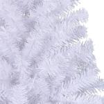 Kunstkerstboom met standaard, 210 cm hoog, kerstdecoratie, hoge kunstboom, pvc en staal, wit