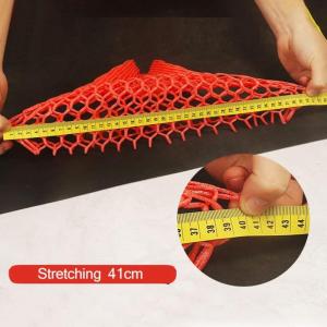 Kleur Fruitschuim Netto Hoes Set Pocket Long Roll Schokdemper Beschermende verpakking Groente Kiwi Bloemkool Appel Cantaloupe Mango (Kleur: 9cmx20m Rood, Grootte: 1 Roll)