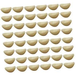 48 STK Simulierter Knoblauch Knoblauchflocken Prop Modell Künstliche Knoblauchzehen Modell Knoblauchzehen Geschälte Knoblauchzehen Grüner Knoblauch Knoblauch-Modell Küchendekor
