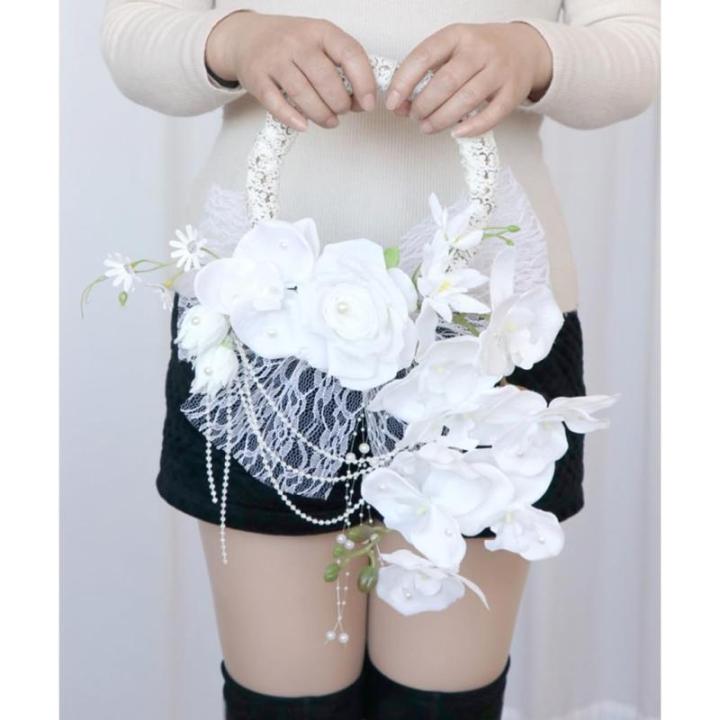 Hochzeits-Reifenstrauß, Hochzeits-Braut-Ansteckblumen, Handgelenk-Ansteckblumen, Hochzeitskranz für die Braut, Brautjungfern, Hochzeitsfeier