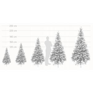 RFT Kunstkerstboom, sparrenhout, 150 cm, met standaard, EU gemaakt, 210 cm
