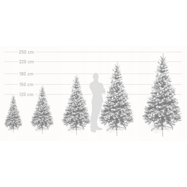 RFT Kunstkerstboom, sparrenhout, 150 cm, met standaard, EU gemaakt, 210 cm