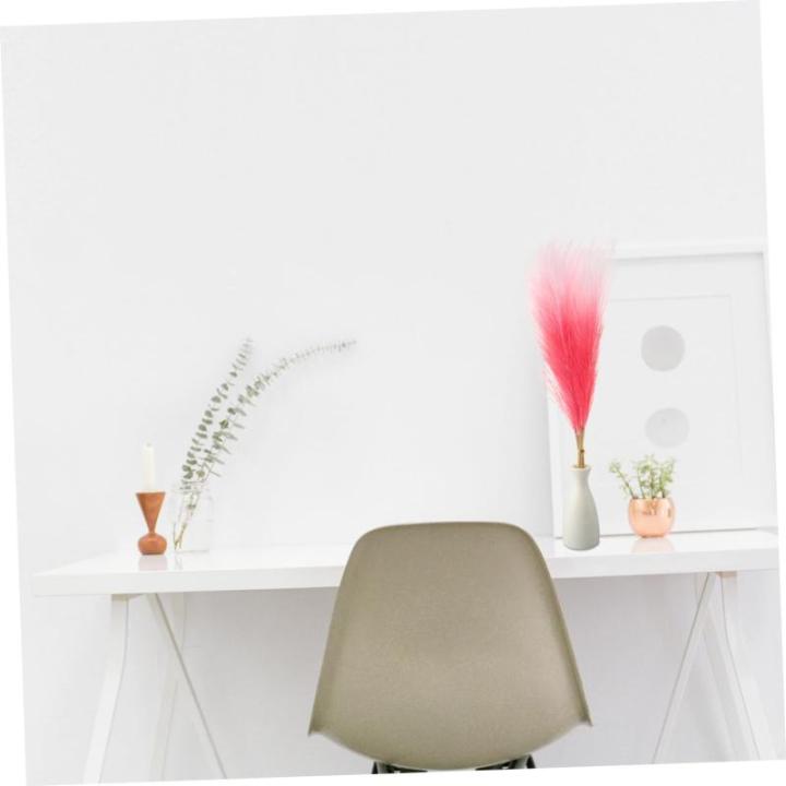 10st -Dekoration Layout-Requisiten Schilf Für Vase Schilf Arrangements Für DIY Gefälschte Pampas Schilf Für Blumenstraußdekor Gefälschte Schilfsträuße Schilfdekore Stoff