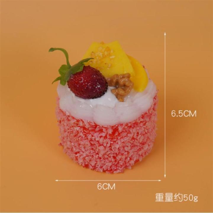 Fake Kuchen künstliche Kuchen Simulation Kuchen Dessert Gemischt Gefälschte Kuchen Lebensmittel Modell Geeignet Für Restaurant Display Realistisches Essen(C)